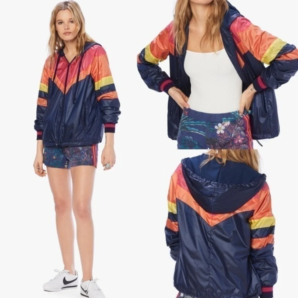 MOTHER The Triple Stripe Sport Breaker Jacket NWT